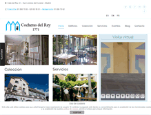 Tablet Screenshot of cocherasdelrey.com